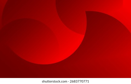 Red abstract background. Dynamic shapes composition