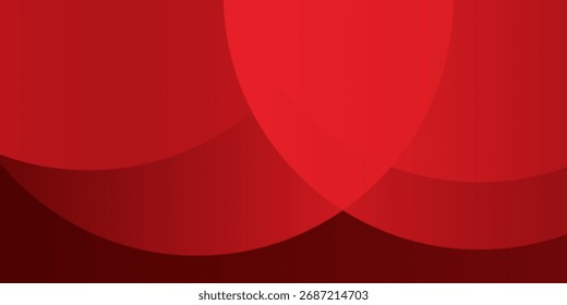 Red abstract background. Dynamic shapes composition. Eps10 vector