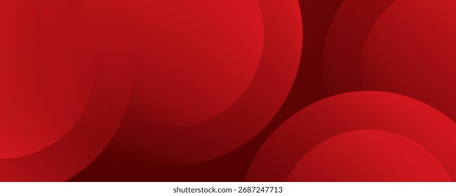 Red abstract background. Dynamic shapes composition. Eps10 vector