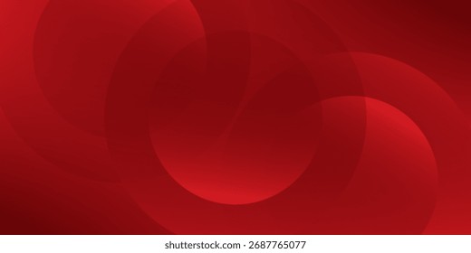 Red abstract background. Dynamic shapes composition. vector illustration
