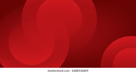Fondo abstracto rojo. Composición de Formas dinámicas. Ilustración vectorial Eps10