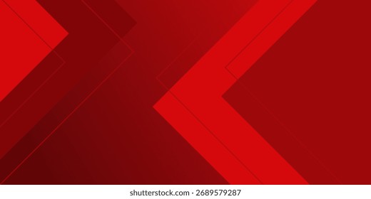 Red abstract background. Dynamic shapes composition. Eps10 vector