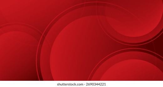 Red abstract background. Dynamic shapes composition.