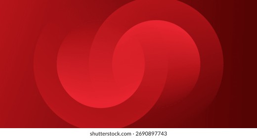 Fundo abstrato vermelho. Composição de formas dinâmicas. Vetor Eps10