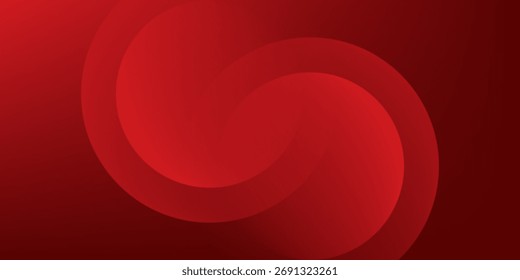 Red abstract background. Dynamic shapes composition. Eps10 vector