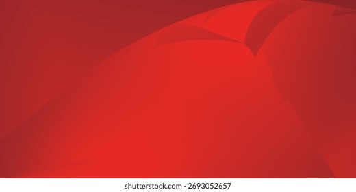 Red abstract background. Dynamic shapes composition