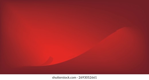 Red abstract background. Dynamic shapes composition