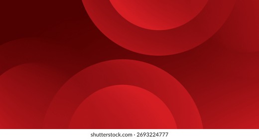 Red abstract background. Dynamic shapes composition. Eps10 vector