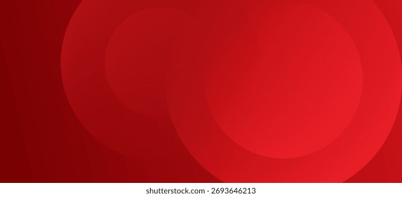 Red abstract background. Dynamic shapes composition. Eps10 vector


