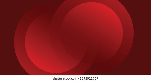 Red abstract background. Dynamic shapes composition. Eps10 vector