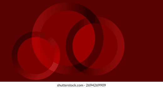 Red abstract background. Dynamic shapes composition.
