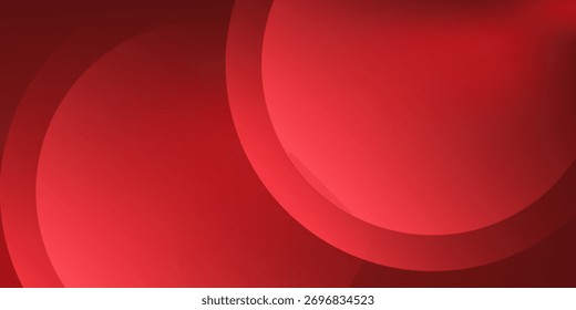 Fondo abstracto rojo. Composición de Formas dinámicas. Vector Eps10