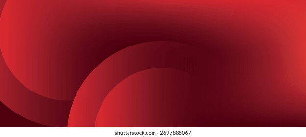 Red abstract background. Dynamic shapes composition. Eps10 vector