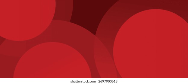 Fundo abstrato vermelho. Composição de formas dinâmicas. Vetor Eps10