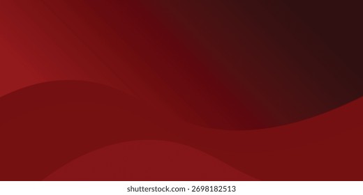 Red abstract background with dynamic shapes composition simple, Vector eps10
