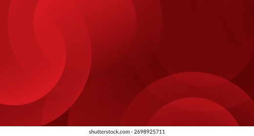 Fondo abstracto rojo. Composición de Formas dinámicas. Vector Eps10