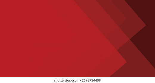 Fondo abstracto rojo. Composición de Formas dinámicas. Vector Eps10