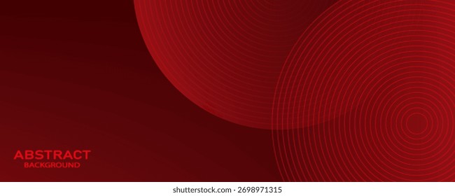 Red abstract background. Dynamic shapes composition. Eps10 vector