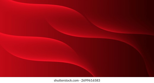 Red abstract background with dynamic shapes composition simple