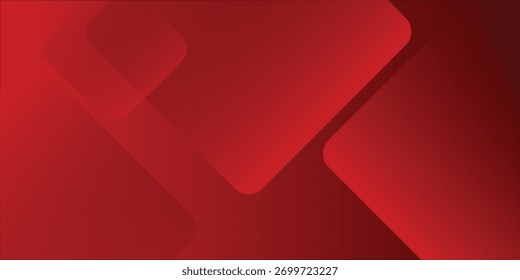 Red abstract background. Dynamic shapes composition eps10