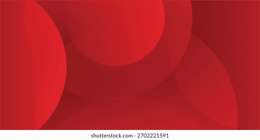 Red abstract background. Dynamic shapes composition. Eps10 vector