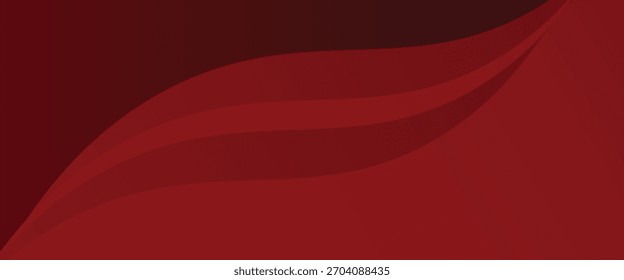 Fondo abstracto rojo con Formas dinámicas composición simple