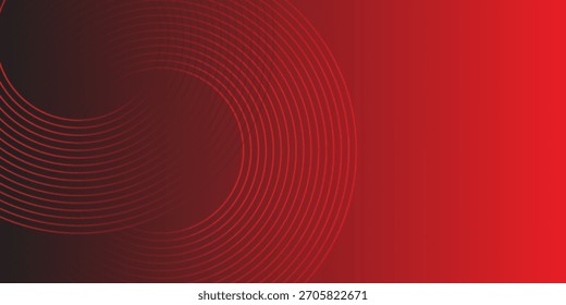 Fundo abstrato vermelho. Composição de formas dinâmicas.