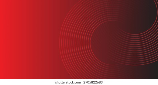 Red abstract background. Dynamic shapes composition.