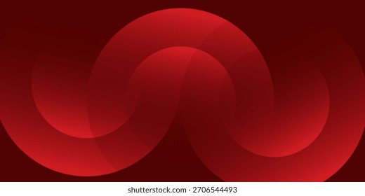 Red abstract background. Dynamic shapes composition. Eps10 vector