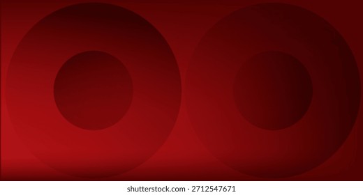 Fondo abstracto rojo. Composición de Formas dinámicas. Vector Eps10