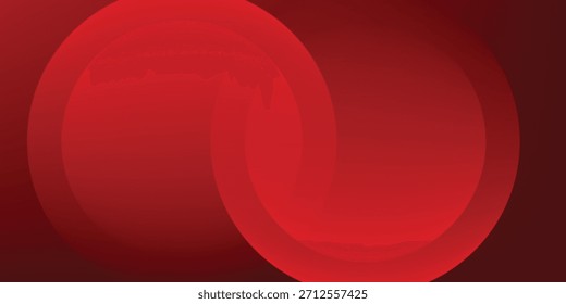 Red abstract background. Dynamic shapes composition. Eps10 vector