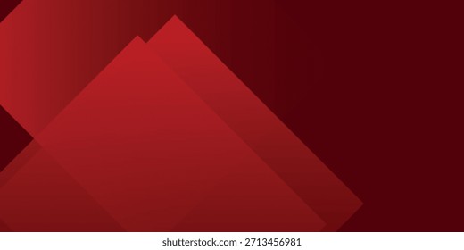 Red abstract background. Dynamic shapes composition. vector eps10