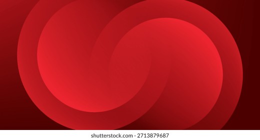 Fondo abstracto rojo. Composición de Formas dinámicas. Vector Eps10