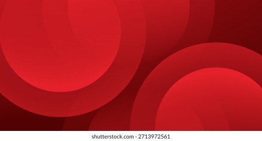 Red abstract background. Dynamic shapes composition. Eps10 vector