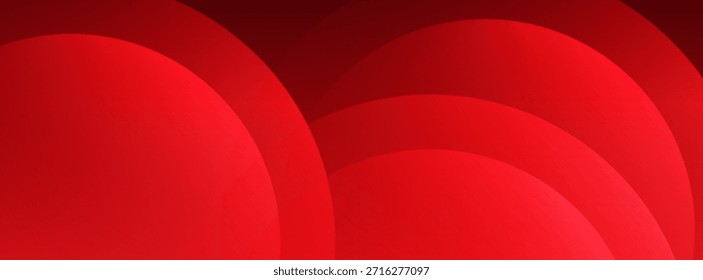 Fondo abstracto rojo. Composición de Formas dinámicas. póster