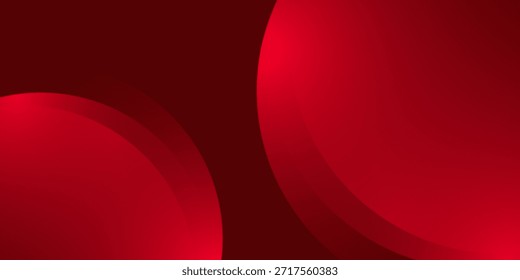 Fondo abstracto rojo. Composición de Formas dinámicas. Vector Eps10