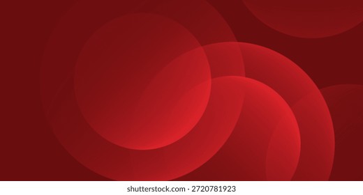 Red abstract background. Dynamic shapes composition. Eps10 vector