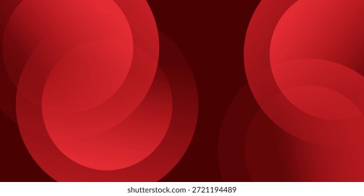 Fondo abstracto rojo. Composición de Formas dinámicas. Escaparate moderno de Vector 