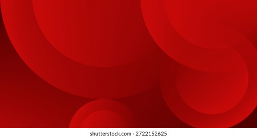 Fondo abstracto rojo. Composición de Formas dinámicas. Vector Eps10