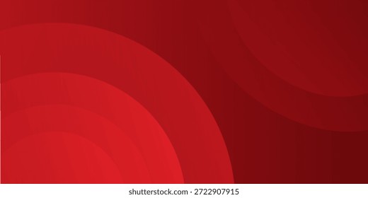 Roter abstrakter Hintergrund. Dynamische Formenzusammensetzung. Vektor EPS10
