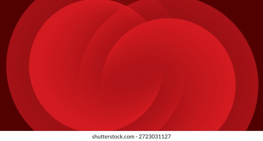 Fundo abstrato vermelho. Composição de formas dinâmicas. Vetor Eps10