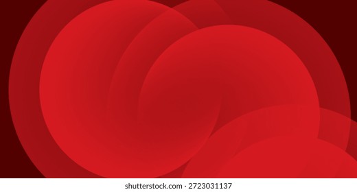 Red abstract background. Dynamic shapes composition. Eps10 vector