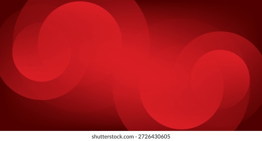 Fondo abstracto rojo. Composición de Formas dinámicas. Vector Eps10