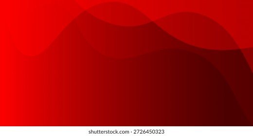 Fondo abstracto rojo con Formas dinámicas composición simple