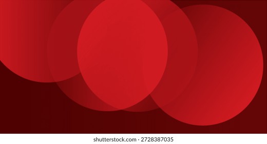 Fondo abstracto rojo. Composición de Formas dinámicas. Vector Eps10