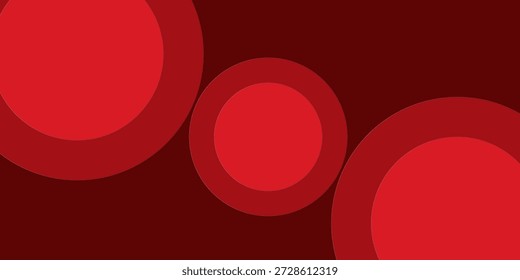 Red abstract background. Dynamic shapes composition. Eps10 vector