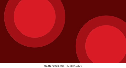 Fondo abstracto rojo. Composición de Formas dinámicas. Vector Eps10