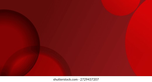 Fondo abstracto rojo. Composición de Formas dinámicas moderna y simple

