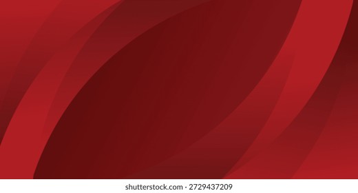 Fundo abstrato vermelho com formas dinâmicas composição simples.Conceito de tecnologia futurista