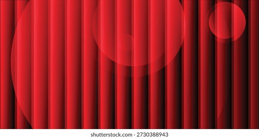 Fondo abstracto rojo. Composición dinámica de Formas. Eps10